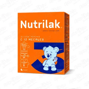 Молочко детское Nutrilak 3 300г с 12мес БЗМЖ