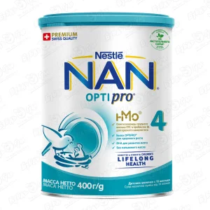 Молочко Nestle NAN OPTIPRO 4 400г с 18мес БЗМЖ
