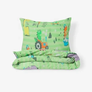 Фото для Комплект постельного белья Milo Динозавры ясельный поплин 3предмета