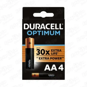 Батарейки Duracell Optimum АА 4шт