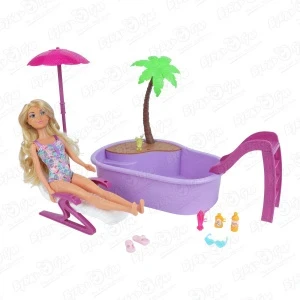 Фото для Набор игровой Lanson Toys Anlily COLLECTION SUMMER POOL Подружка на отдыхе с бассейном с 4лет