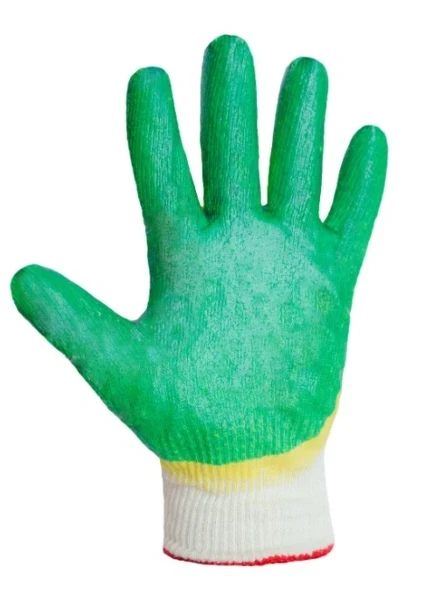 Фото для Перчатки х/б с 2-м латексным покрытием люкс