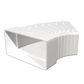 Фото для Колено разноугловое горизонтальное Эра КРП - 620КРП - 60х204 мм