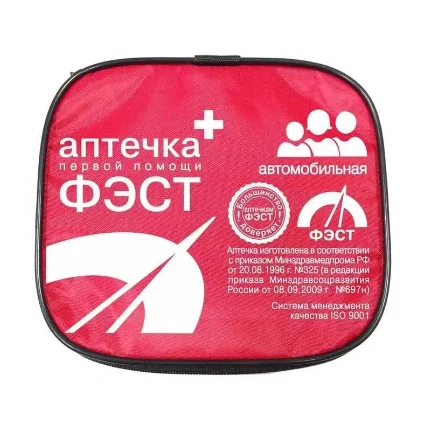Аптечка автомобильная перв. помощи в ДТП "ФЭСТ" мягкая сумка 2126