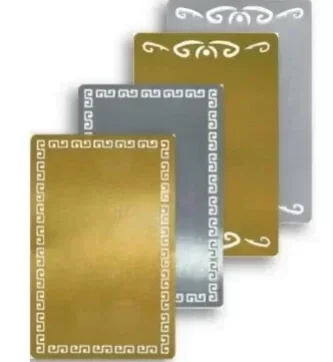 Изготовление металлических визиток