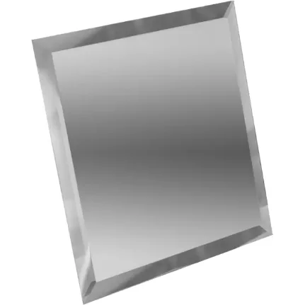 Фото для Плитка зеркальная серебро фацет "Квадратная" 200*200 ДСТ