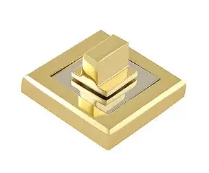 Фото для Завертка сантехническая квадратная золото/хром PALLADIUM