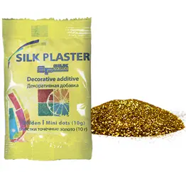 Блестки точка золото мини 10 гр Silk Plaster