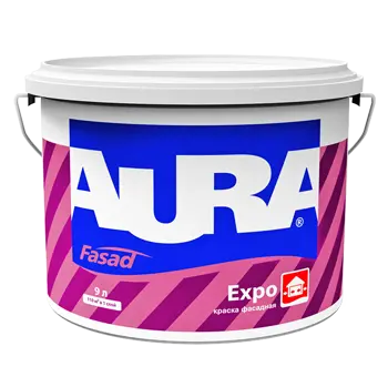 Краска в/д для фасадов матовая "Aura Expo", основа TR 2,7 л ЭСКАРО