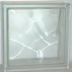 Стеклоблок Волна бесцветный 190*190*80 Glass Block