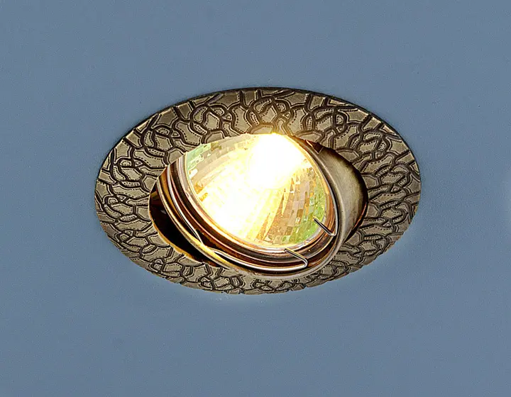 Светильник точечный бронза (медь) (MR16 G5.3) ЭЛЕКТРОСТАНДАРТ