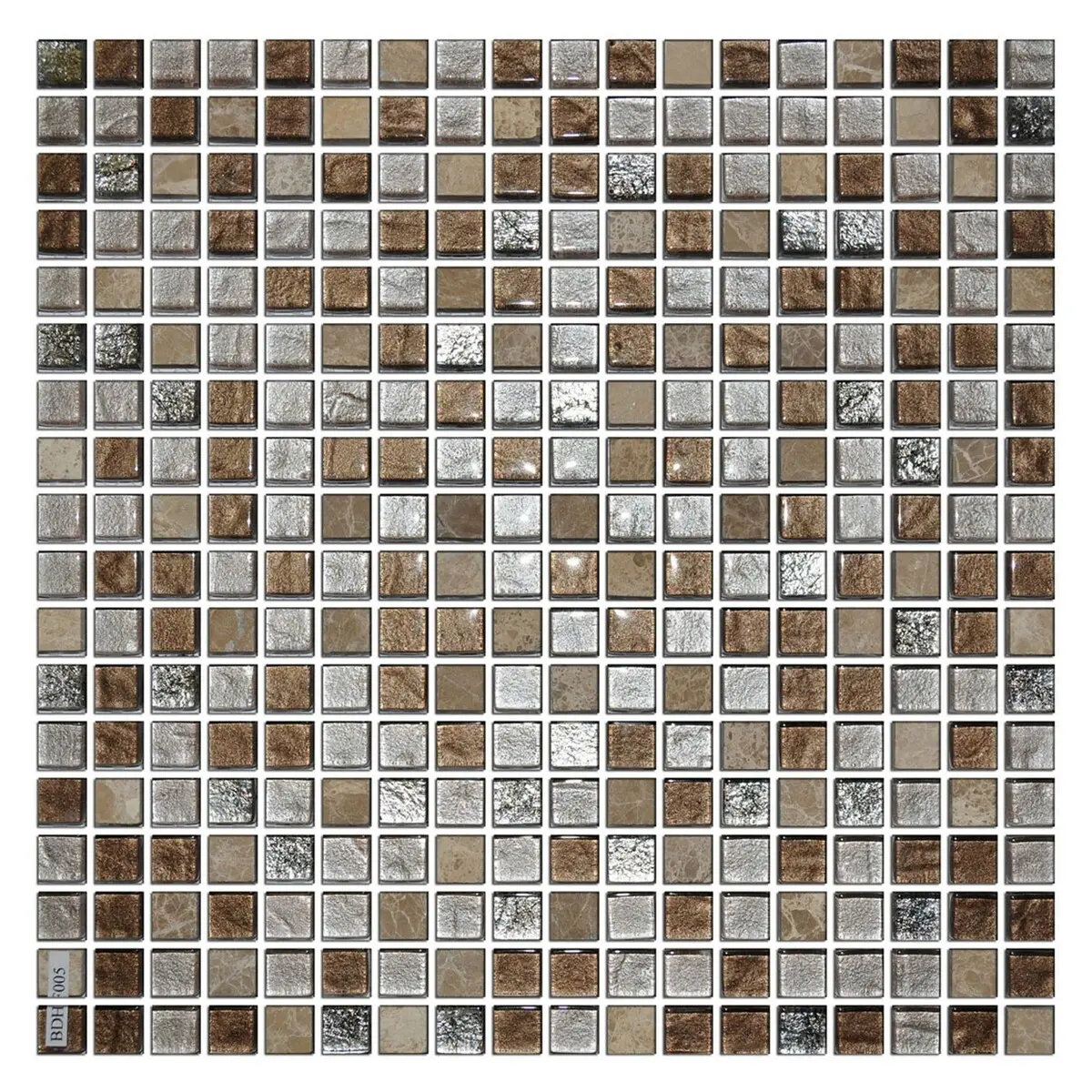 Мозаика Colonial Brown, 15*15*4мм 300*300 ORRO MOSAIC
