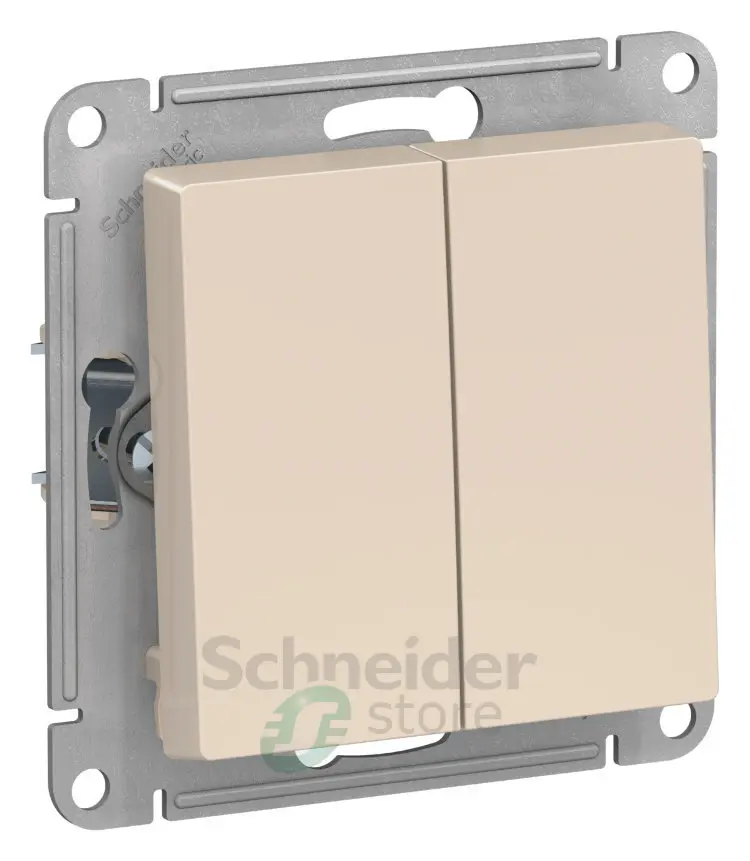Выключатель AtlasDesign беж 2кл. без рамки Schneider Electric