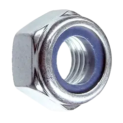 Фото для Гайка с контрящим кольцом, шестигранная М12 (пакет, 6шт)