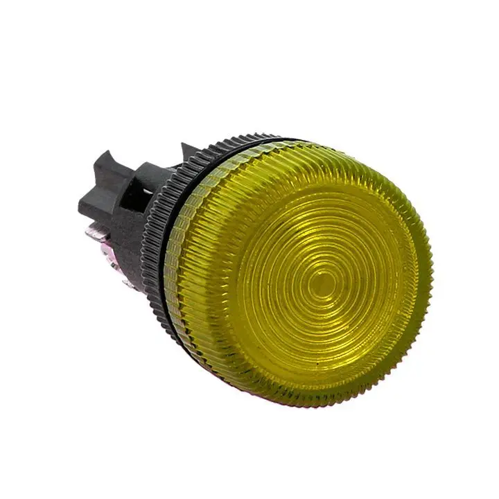 Лампа сигнальная желтая 380В ЭКФ