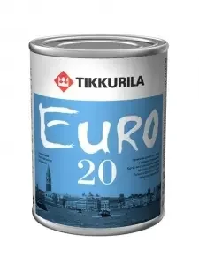 Фото для TIKKURILA Краска "Euro Extra 20" основа А 0,9 л