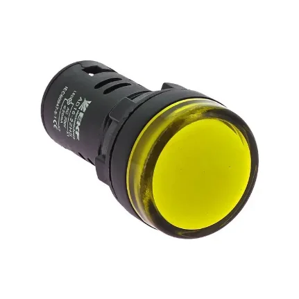Фото для Лампа сигнальная светодиодная желтая ЭКФ