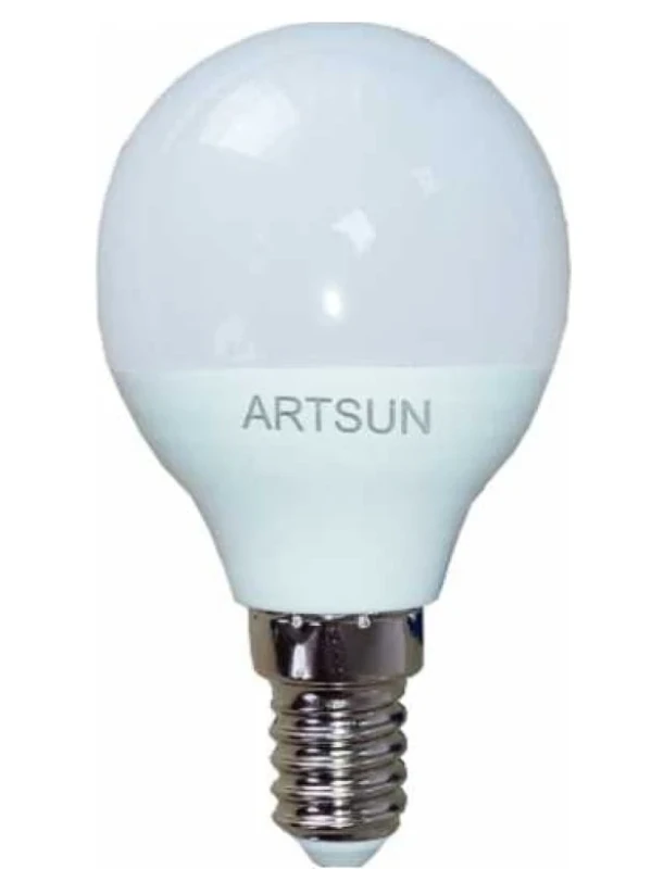 Лампа LED P45 7W E14 6500K ARTSUN 51636