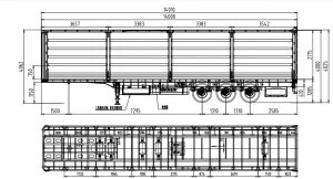 Фото для Полуприцеп фургон AMUR LYR9400TJZ 3 оси г/п 40т (воздушная подвеска)