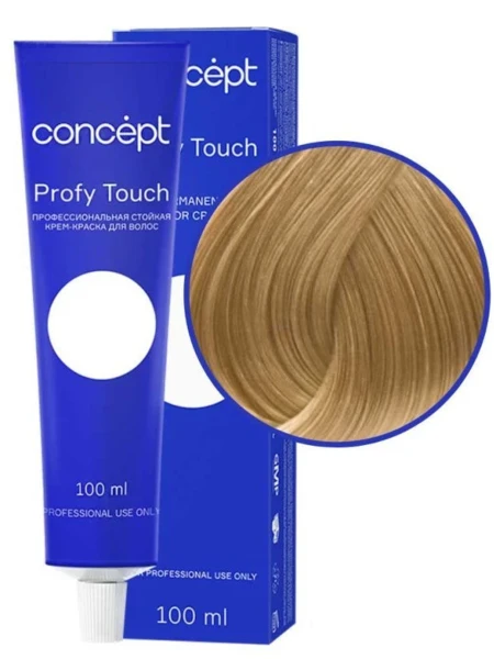 Фото для Concept Profy Touch 9.0 Профессиональная стойкая крем-краска для волос, светлый блондин, 100 мл