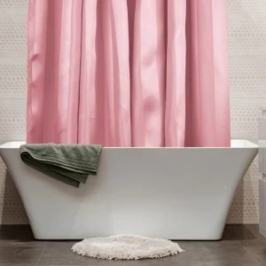 Фото для Штора для ванной полиэстер 180х200 см Regina розовый