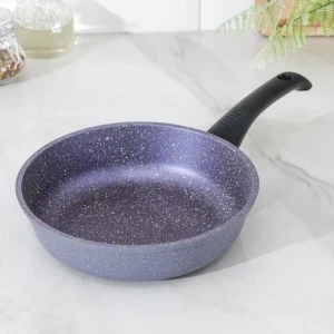 Фото для Сковорода с антипригарным покрытием 260 мм Casta Provence глубокая,фиолетовый мрамор