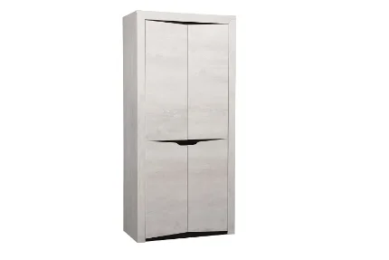 Шкаф для одежды Лючия 33.03 2-х дверный (Бетон пайн белый/Венге)