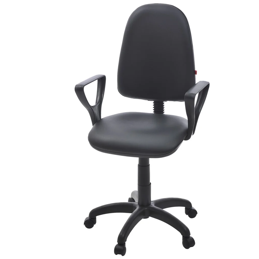 Кресло офисное Престиж Гольф PV-1 кож/зам (Черный)