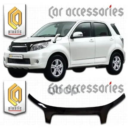 Фото для Дефлектор Капота Daihatsu Terios 2006-09 Черный 905 CA plastic арт. 2010060109054