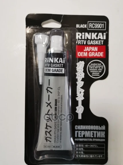 Фото для Герметик-Прокладка Силиконовый (Черный) 85 Гр Rinkai RINKAI арт. RC9901