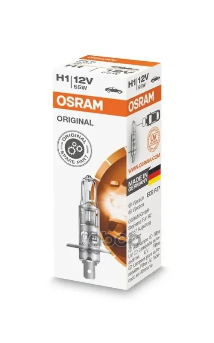 Фото для А/Лампа H1 12v 55w P14,5s Osram 64150 Osram арт. 64150