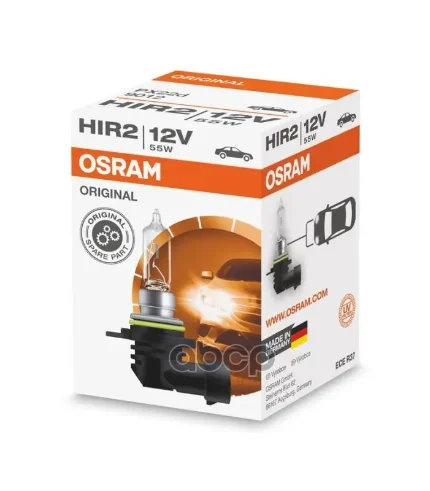 Фото для А/Лампа Hir2 12v 55w Px22d 90981-13062 Osram 9012 To Vista Ardeo Osram арт. 9012