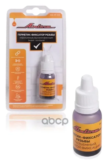Фото для Фиксатор Резьбы Airline Разъемный 6мл Ag-Af-02 AIRLINE арт. AG-AF-02