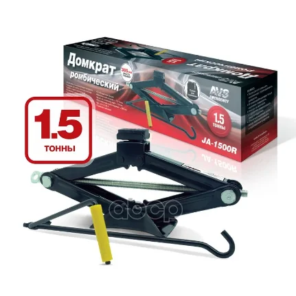 Фото для Домкрат 1,5 Т Ромбический Avs Ja-1500R С Резиновой Опорой+Сумка В Комл-Те AVS арт. A80676S