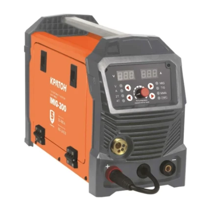 Фото для Сварочный полуавтомат 180А, пров.0,6-1,0мм, электрод 1,6-4,0мм (IMIG-200) - Кратон