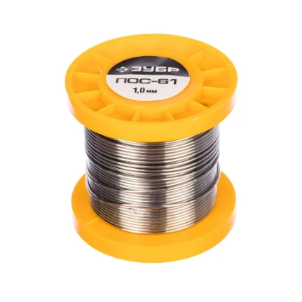 Фото для Припой ПОС 61 100гр, (1мм), с канифолью - Зубр