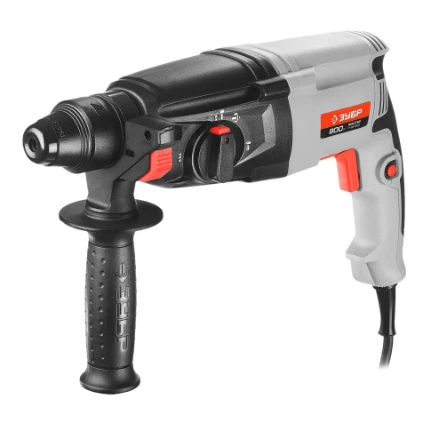 Фото для Перфоратор 800Вт, 2,5Дж, SDS-plus, реверс, горизонтальный, кейс - Зубр Мастер