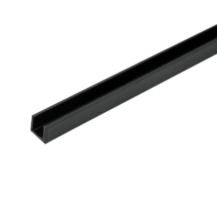 Фото для Планка для фартука торцевая Черная 0,75м