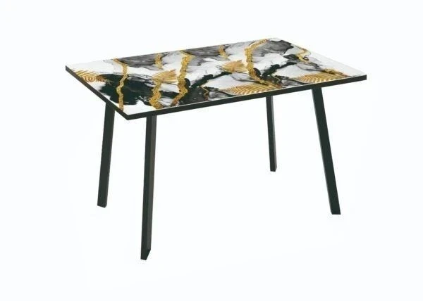 Фото для Стол обеденный Дерри стекло нераздвижной опора №5