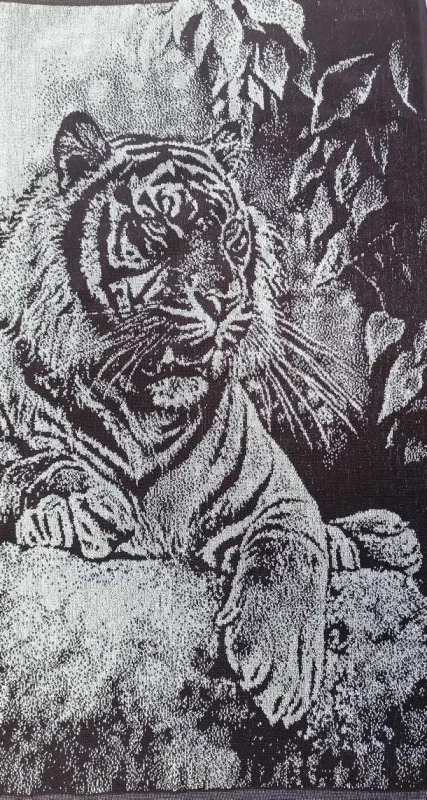 Фото для 6с102.413ж1 Полотенце махр. 81*160 тигр