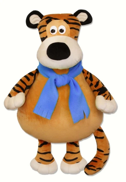 Подушка-игрушка "Тигр в шарфике", 56*32 см