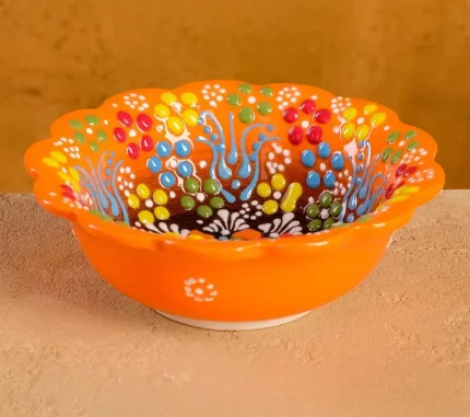 Фото для Пиала большая 10 см "Маргаритка" оранжевая 5204335