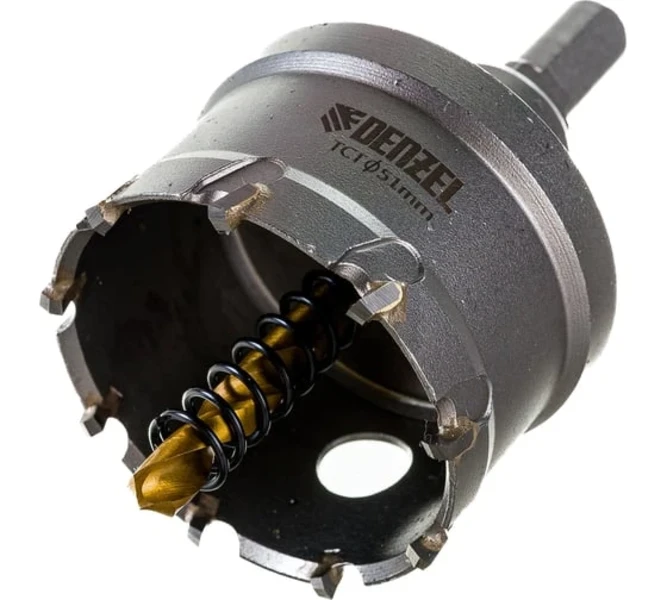 Фото для Коронка по металлу твердосплавная, 51 мм //Denzel