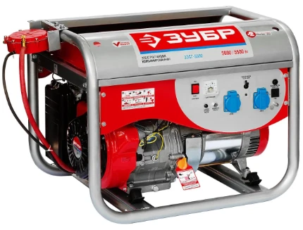 Фото для ЗУБР 5500 Вт, гибридный генератор (бензин / газ) (ЗЭСГ-5500)