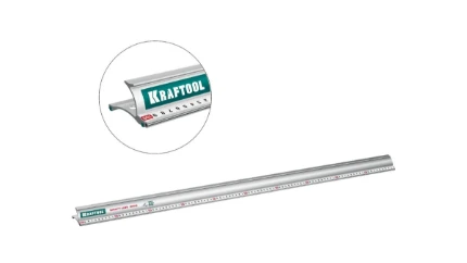 Фото для KRAFTOOL KRAFT-LINE, 1.0 м, усиленная алюминиевая линейка со стальной направляющей (34275-100)