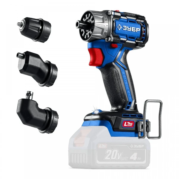 Фото для ЗУБР КОМПАКТ Комби, 20 В, 50 Н·м, без АКБ (LMS), бесщеточная дрель-шуруповерт, ПРОФЕССИОНАЛ (DB-50-H3)