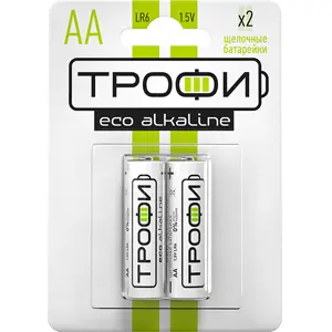 Батарейки Трофи LR6-2BL ENERGY Alkaline (20/360/11520)