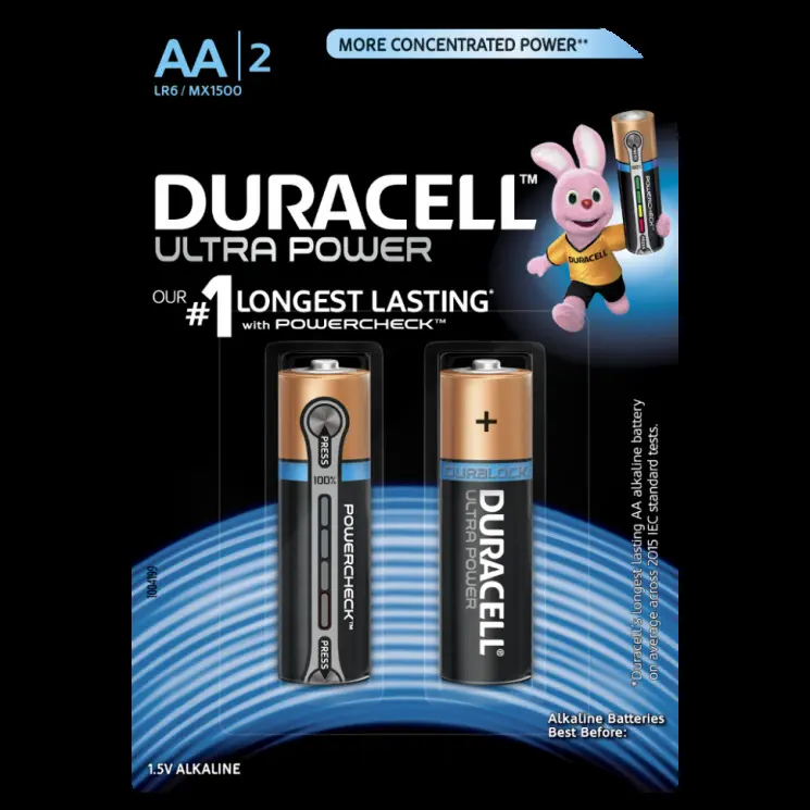 Батарейка Duracell LR6-2BL Ultra Power (2/40/16720)