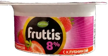 Йогурт Fruttis 115г 8% Клубника