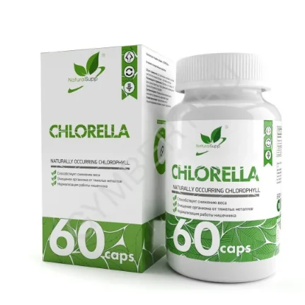 Фото для Natural Supp Chlorella 400 мг 60 caps, шт., арт. 2607071